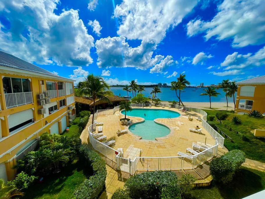 Superbe Studio Lumineux, Vue Sur Piscine Et Mer Baie Nettle Esterno foto